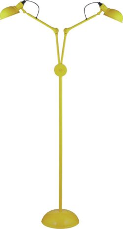 Habitat - Tommy Yellow Twin Headed Metal - Floor Lamp